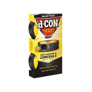 d-CON Covered Mouse Trap, 2 Plastic Traps